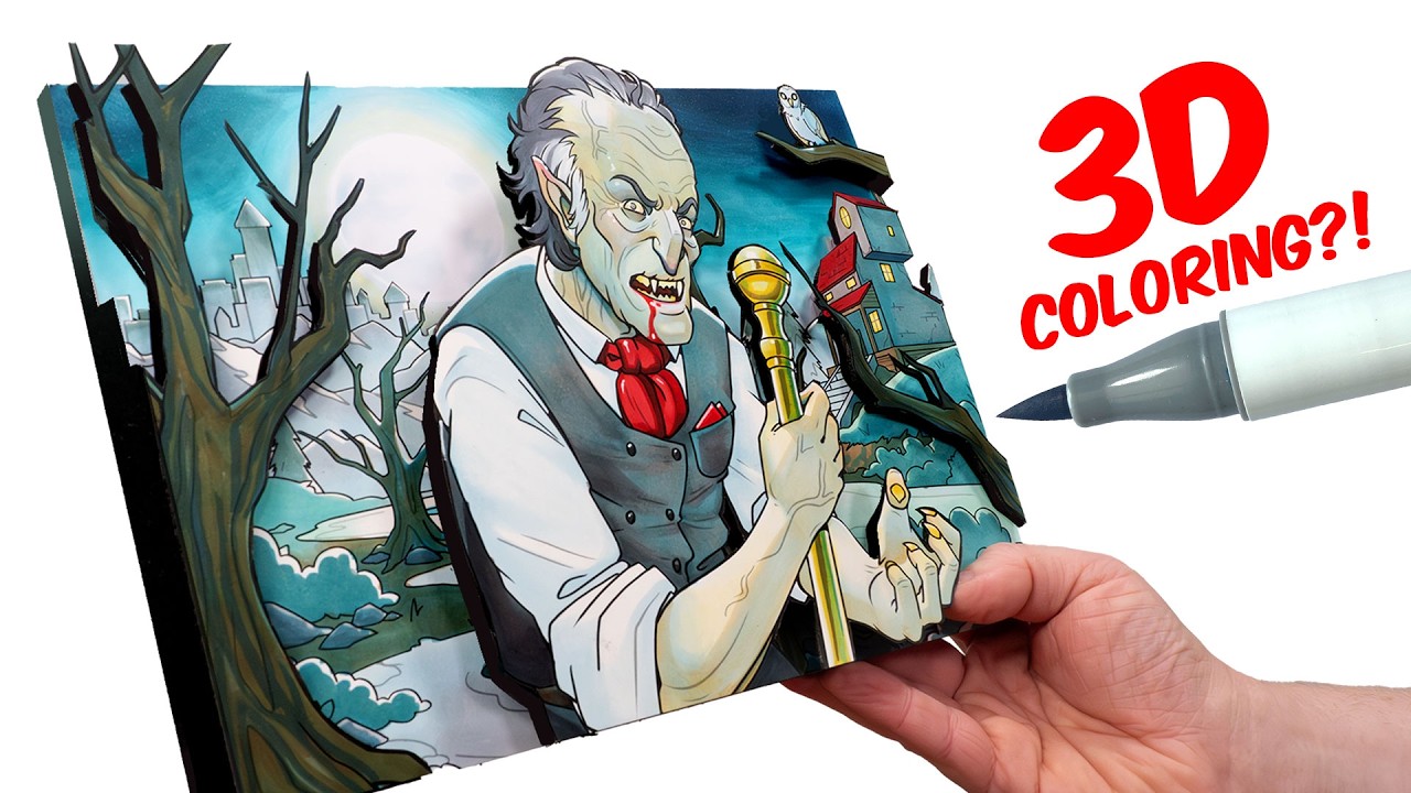 This 3D ART Trick is INSANELY cool! - YouTube