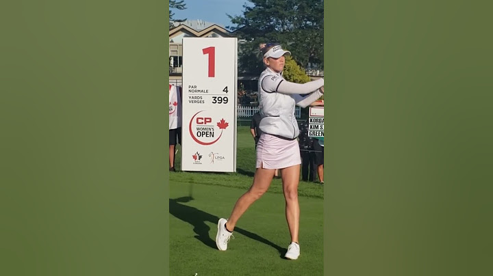 미국의 대표 미녀골퍼 Jessica Korda