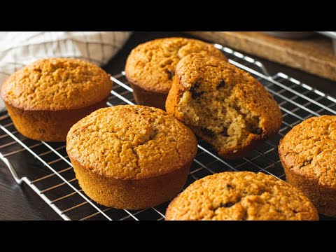 Video: Muffin Gula Merah Oatmeal