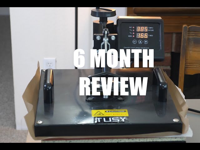 Honest Heat Press Review and Demo: TUSY 15x15 from  3 Years Later 