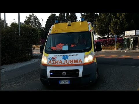 LA SONORAAmbulanza Soccorso Uta in emergenzaItalian ambulance responding code 2