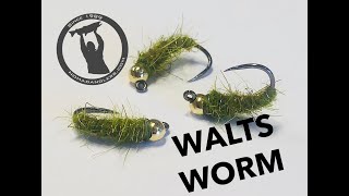 THE WALTS WORM | Deadly Euro Fly Pattern for Trout and Steelhead in Michigan