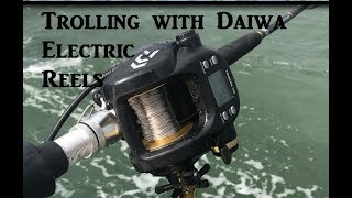 Daiwa Tanacom 750 Electric Reel Field Test Trolling Striped Bass