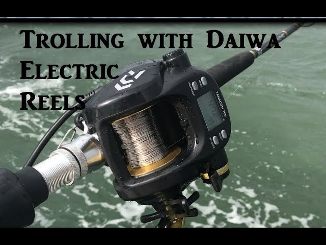 Halibut fishing with a Daiwa Tanacom 750 Electric Reel. 