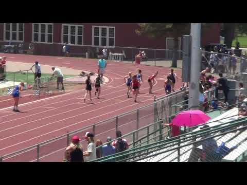 Cedaredge High School's (CO) girls win the 2021 WSL 4x100 relay.