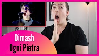 REAL Vocal Coach Reacts to Dimash Singing "Ogni Pietra" [FANCAM]