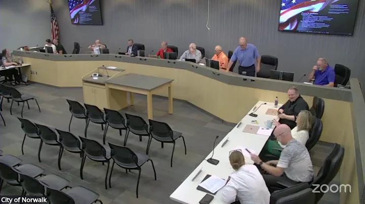 August 7, 2025 Norwalk City Council Meeting