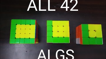 All 42 last layer CLL algorithms!!!