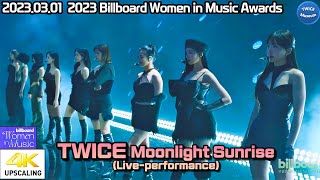 [4K] TWICE(트와이스) 'Moonlight Sunrise' - 빌보드 엔딩 라이브 무대