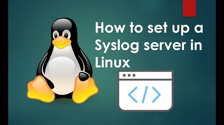 Linux - How to set up a Syslog server via CLI