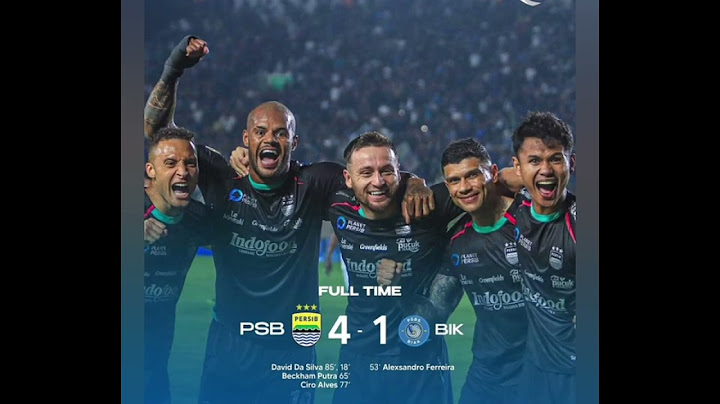 Mengawali musim Deng 3 poin .  FT PERSIB 4 - PSBS BIAK. #liga1indonesia #persib