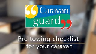 Pre-towing checklist for your caravan