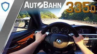 BMW E92 335d (Stage 1)  TOP SPEED  GPS 100200 km/h  AUTOBAHN POV