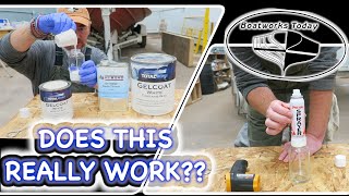 SPRAYING GELCOAT DIY STYLE FOR BOAT REPAIRS!