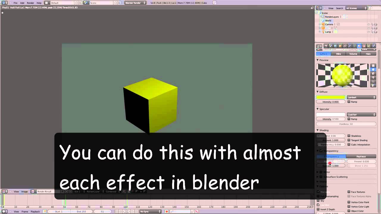 Blender 2.5: during - YouTube