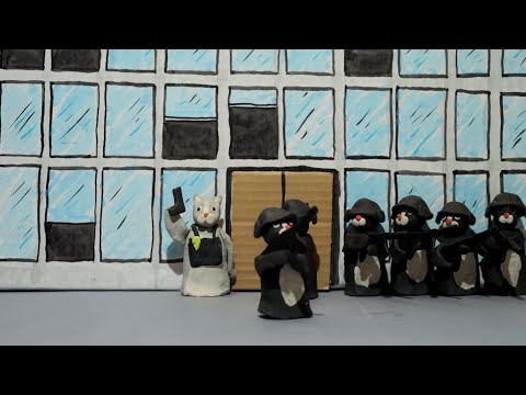 LE RAID de Claycat | une animation en stop motion