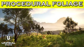 How to Create Procedural Foliage in Unreal Engine 5 Tutorial