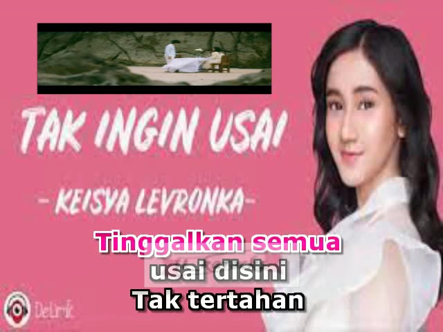 Tak Ingin Usai - Keisya Levronka (karaoke No Vocal) class=