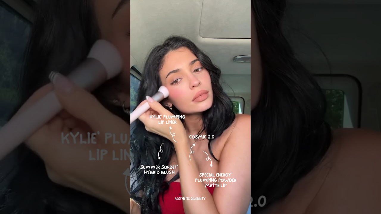 Kylie Jenner’s New Lip Combo Is Insane! 💋 ‘Kylie’ Lip Liner + Summer Sorbet Blush 