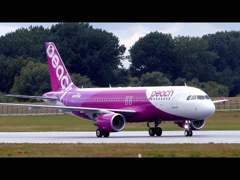 1st Testflight New A320 for PEACH AVIATION