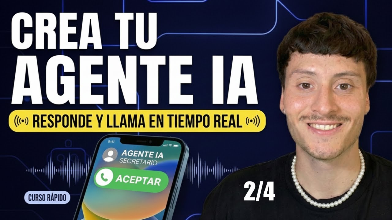 Recepcionista IA de voz  responde llamadas de negocio (Tutorial)