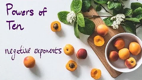 powers of ten negative exponents