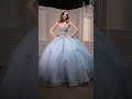 Ladivine 15726 - Glitter Tulle Floral Ball Gown with Bow