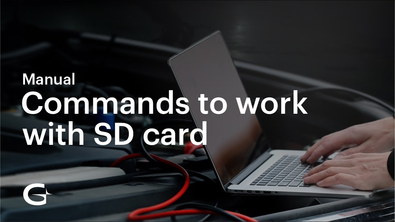 How to use commands when working with SD card? YouTube