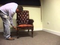 William IV rosewood reclining library chair William IV rosewood reclining library chair