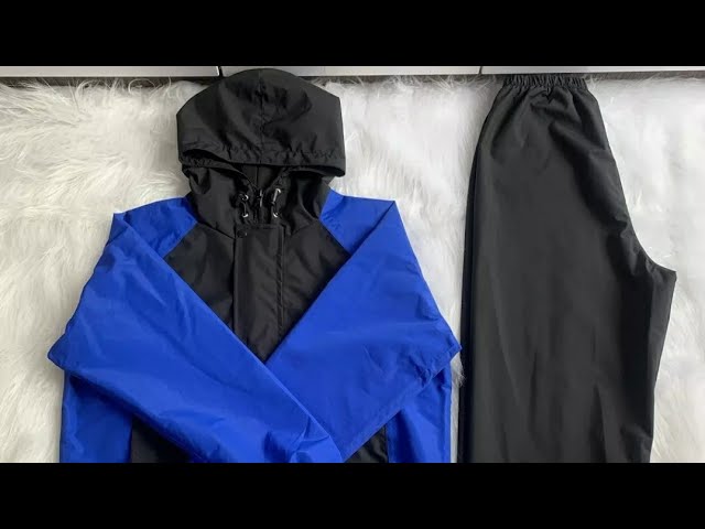 Áo mưa bộ cao cấp hàng xuất khẩu Nhật, bộ quần áo mưa 2 lớp chống thấm nước tuyệt đối, áo mưa