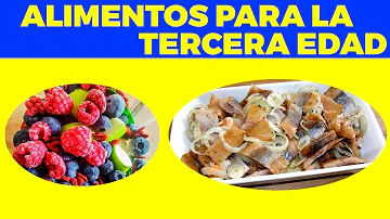 ¿Qué debe comer una persona mayor?