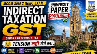 Composition Scheme|2026 Indirect Taxation Gst|University Solution|Mcom sem2 nep