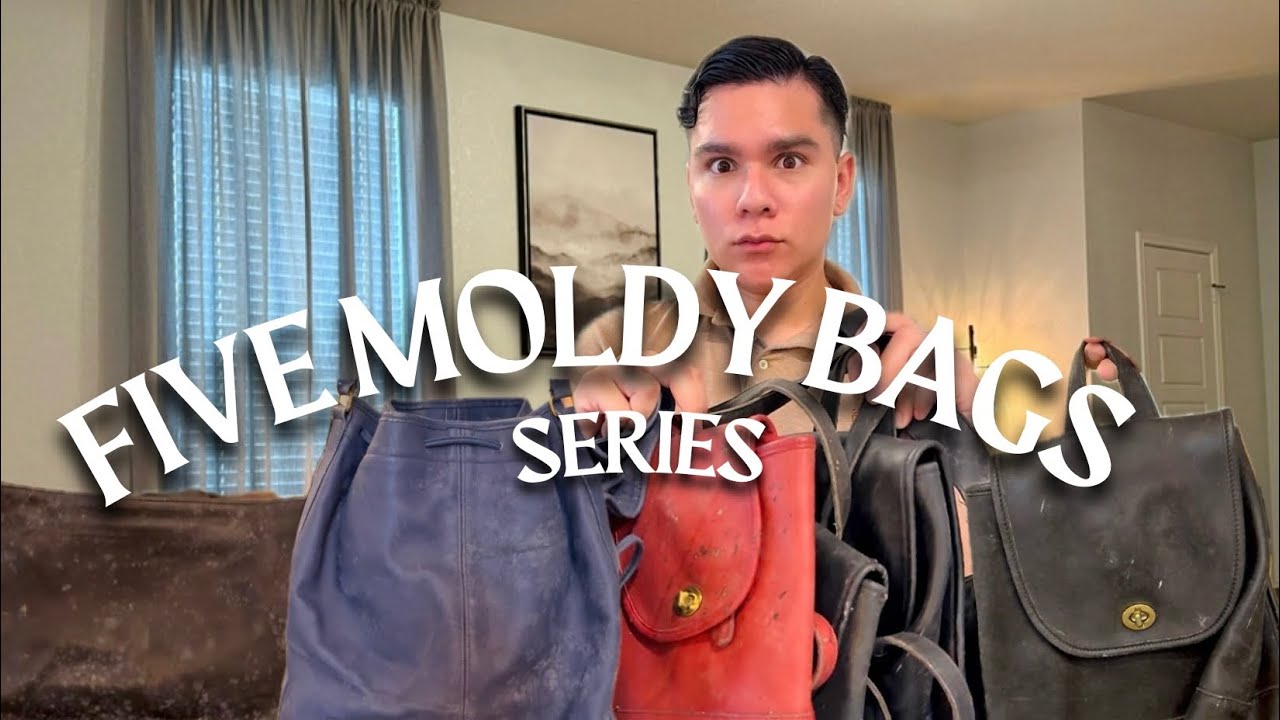 Restoring Five Moldy Vintage Coach Bags (Compilation) - YouTube