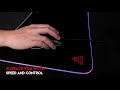 FANTECH MPR800s RGB燈效精密防滑加長版電競滑鼠墊(灰白) product youtube thumbnail
