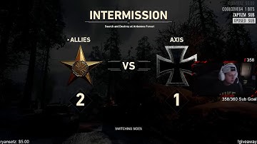 $400 1v1 WW2 Wager! LAST MAP