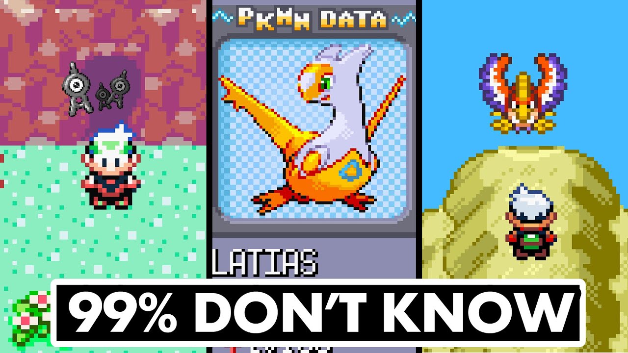 99.4% OF PLAYERS DON'T KNOW THIS ABOUT POKEMON EMERALD 