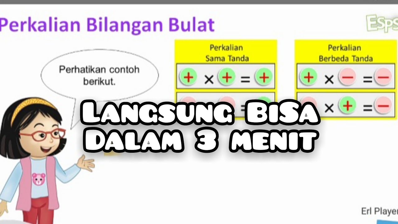 PERKALIAN BILANGAN BULAT I BELAJAR DARI RUMAH 