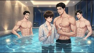 Blind Omega Accidentally Stepped Into The Wrong Bath - The Triplet Alphas Wouldn't Let Him Leave...