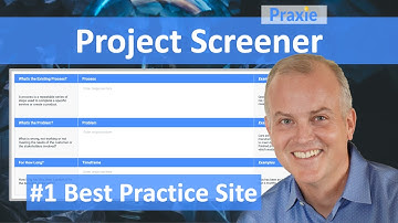 Project Screener in Lean Six Sigma manufacturing projects || Praxie Software