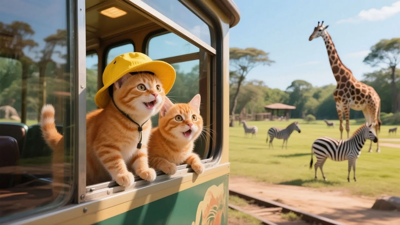 Mama Cat Uses Her Savings to Make Ginger’s Dream of Visiting the Zoo Come True 🐱🦁🎫