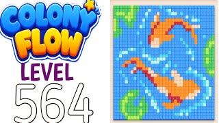 Colony flow level 564 walkthrough solution 