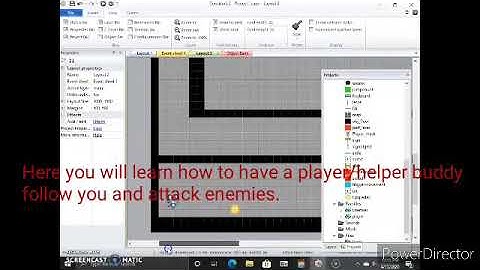 Construct 2 Tutorial #3 Player Follow