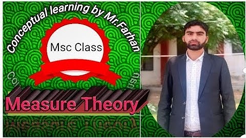 Lec#2||Definition of Measure with example||Finite Measure Space & σ-Finite||Pure Math with Mr.Farhan