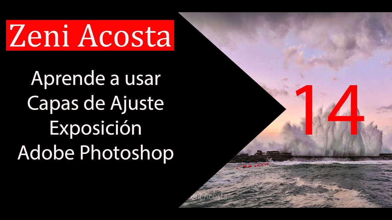 Aprende a usar la capa de ajuste exposición. Adobe Photoshop 2018-2019