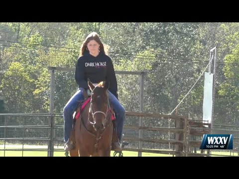 WXXV Student Athlete of the Week: West Harrison Middle School Barrel Racer Brylee Viars