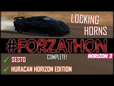 #Forzathon Locking Horns - Huracan HE + Sesto Elemento - Forza Horizon 3 Forzathon Complete FH3