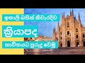 CIAO ITALIA -ඉතාලි බසින් නිවැරදිව ක්‍රියාපද භාවිතයට පුරුදු වෙමු   MANGIARE, PULIRE, BERE, GUIDARE.