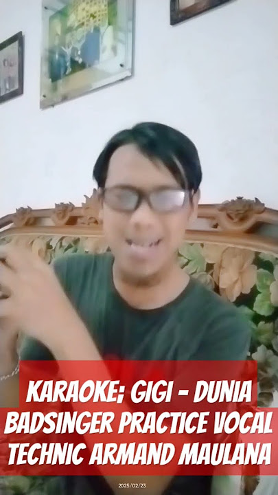 Badsinger belajar nyanyi tehnik vocal Armand Maulana - GIGI Band #gigiband #gigi #armandmaulana