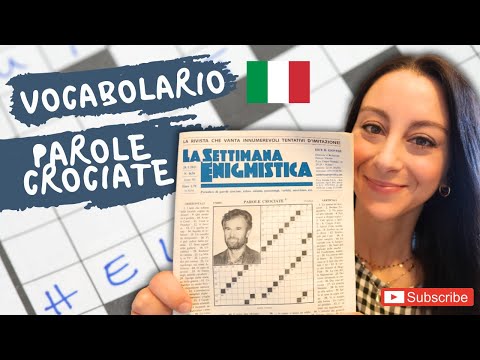 VOCABOLARIO ITALIANO con le parole crociate della Settimana Enigmistica