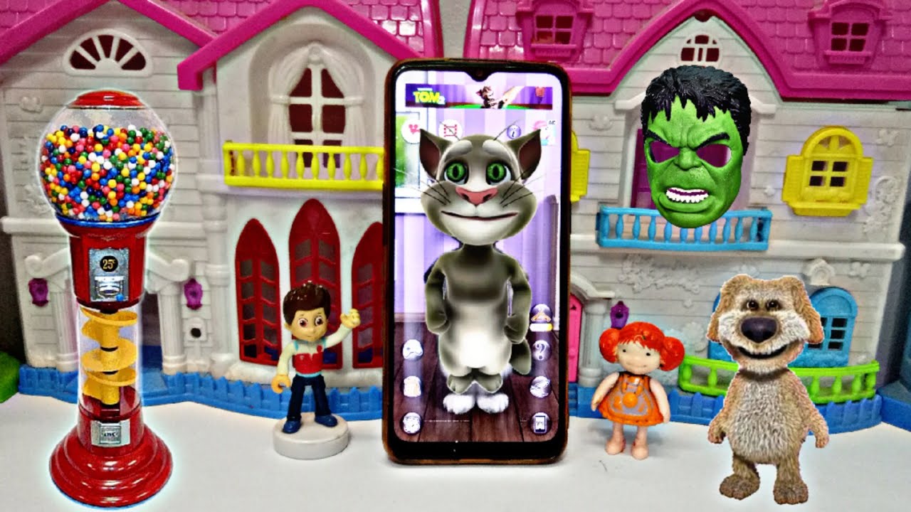 القط توم يتحدى الكلب بن l ليلى مع القط المتكلم l يا ترى إيه اللي حصل l يوميات ليلى